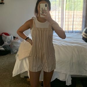 Striped romper